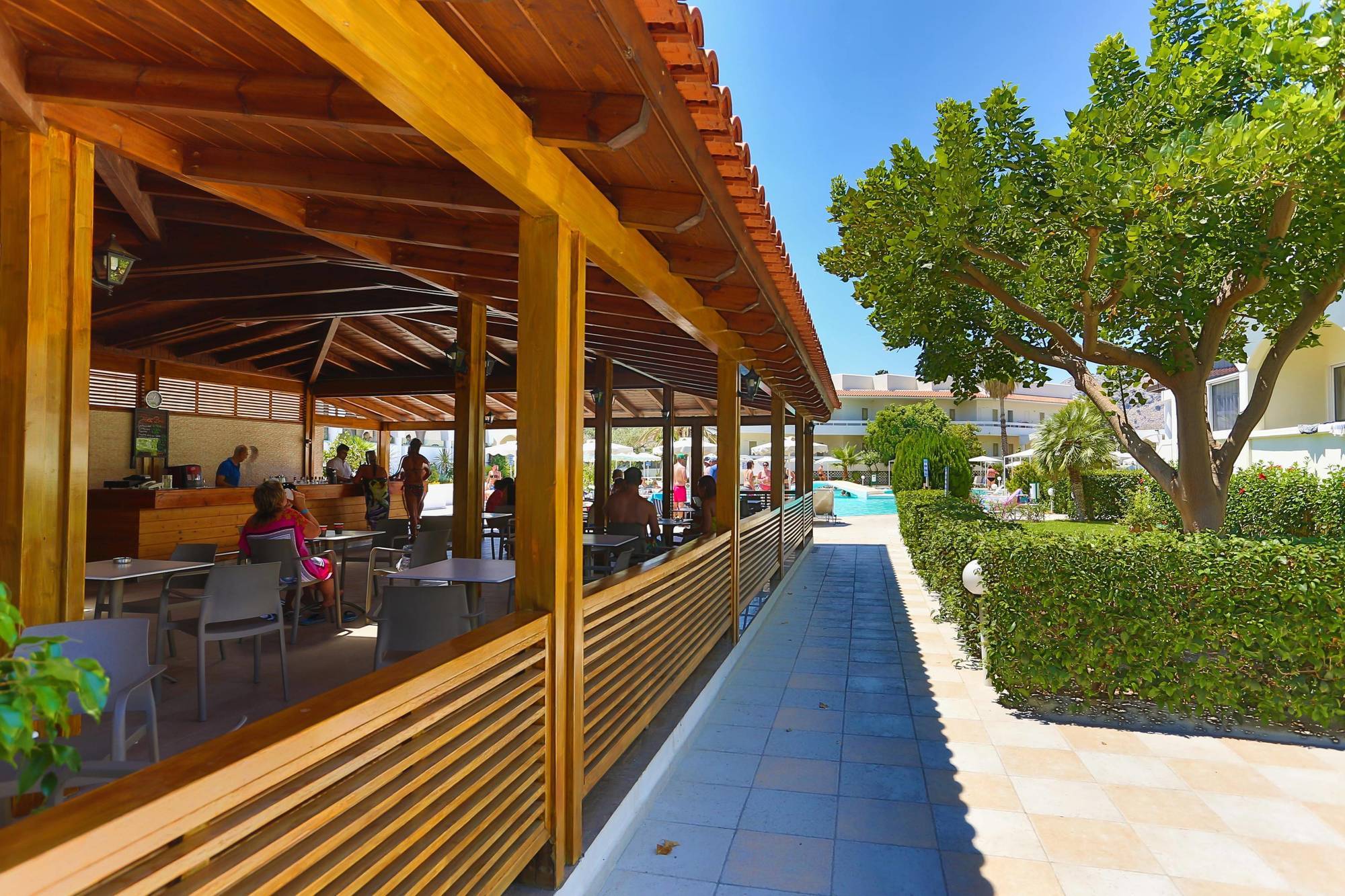 Hotel Niriides Beach โคลิมเบีย ภายนอก รูปภาพ